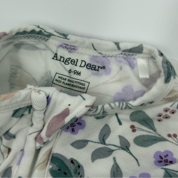 Angel Dear Baby 2 Way Zipper Ruffle Back Footie Woodland Animals 6-9 mo 1 Piece - Picture 3 of 10